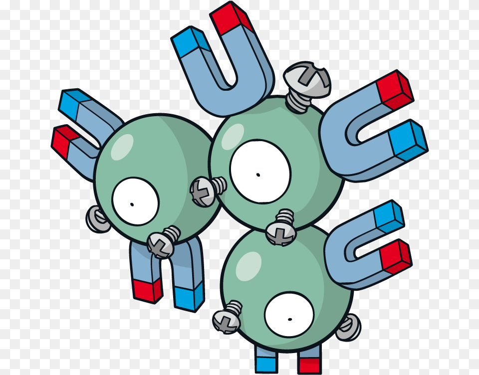 Magneton Pokemon Character Vector Art Pokemon Magnemite Dream World, Graphics, Dynamite, Weapon, Robot Png Image