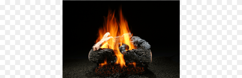 Magnificent Inferno Is Defined By Large Two Piece Front Hargrove Magnificent Inferno Vented Gas Log Set, Fire, Flame, Bonfire, Fireplace Free Transparent Png