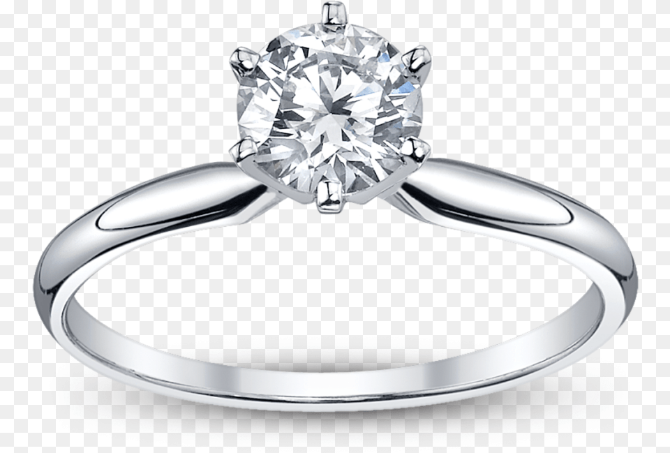 Magnificent Wedding Rings Solitaire Diamond Ring 1 Carat, Accessories, Gemstone, Jewelry, Silver Png