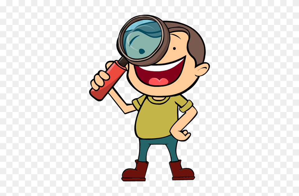 Magnifier Cliparts, Baby, Person, Face, Head Free Png Download