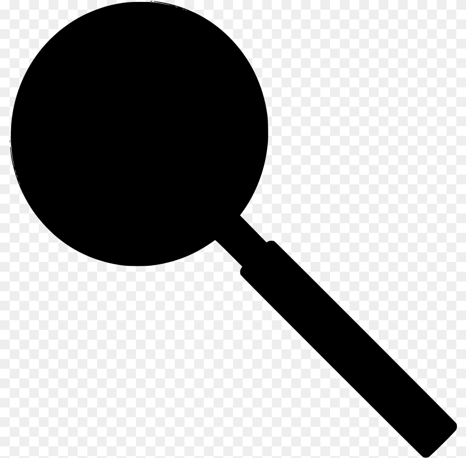 Magnifying Glass, Gray Free Png Download