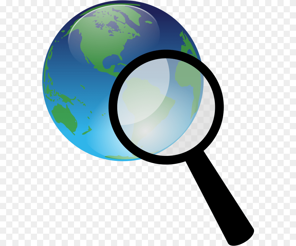 Magnifying Glass Clip Art Vector Astronomy, Outer Space, Planet, Globe Png Image