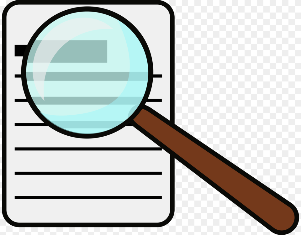 Magnifying Glass Detective Document Free Png Download