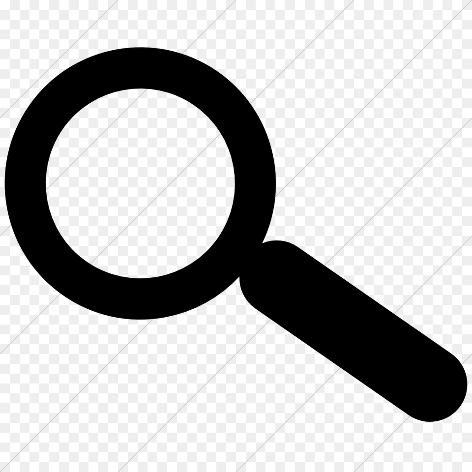 Magnifying Glass Icon Circle, Gray Free Png Download