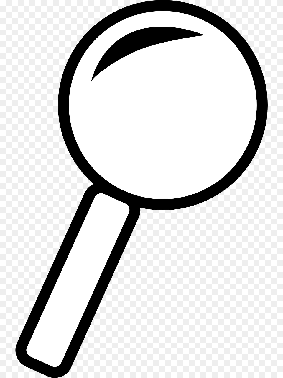 Magnifying Glass Outline Icon Magnifying Glass Clipart Vector, Cutlery, Spoon Free Transparent Png