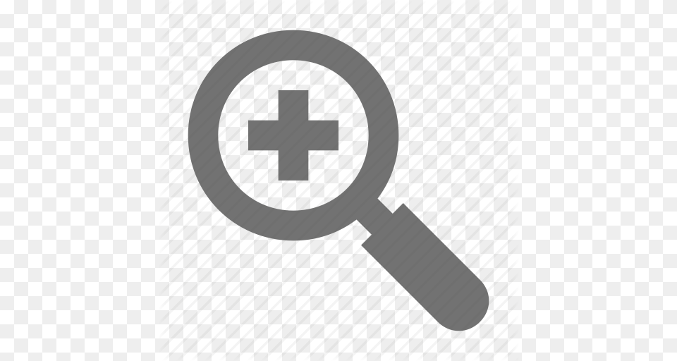 Magnifying Glass Plus Sign Search Zoom In Zooming Icon Free Png Download