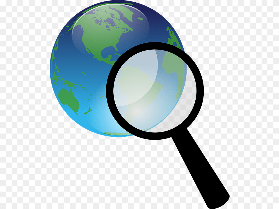 Magnifying Glass Science Clipart, Astronomy, Outer Space, Planet, Globe Free Png