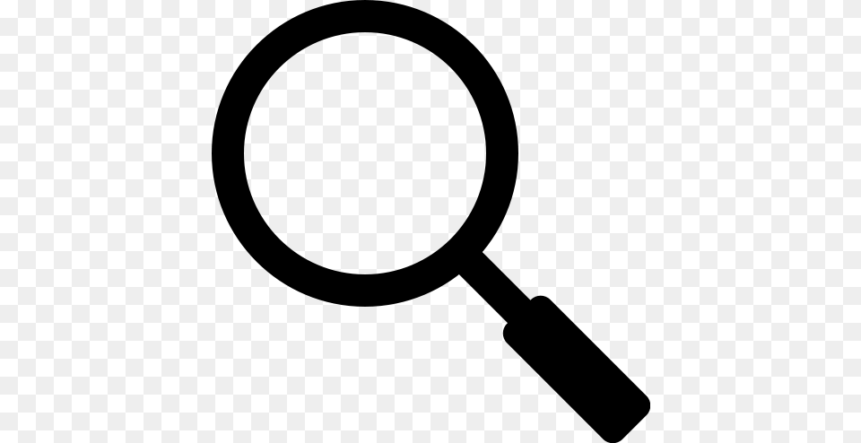 Magnifying Glass Search Icon Magnifying Glass Silhouette, Gray Png