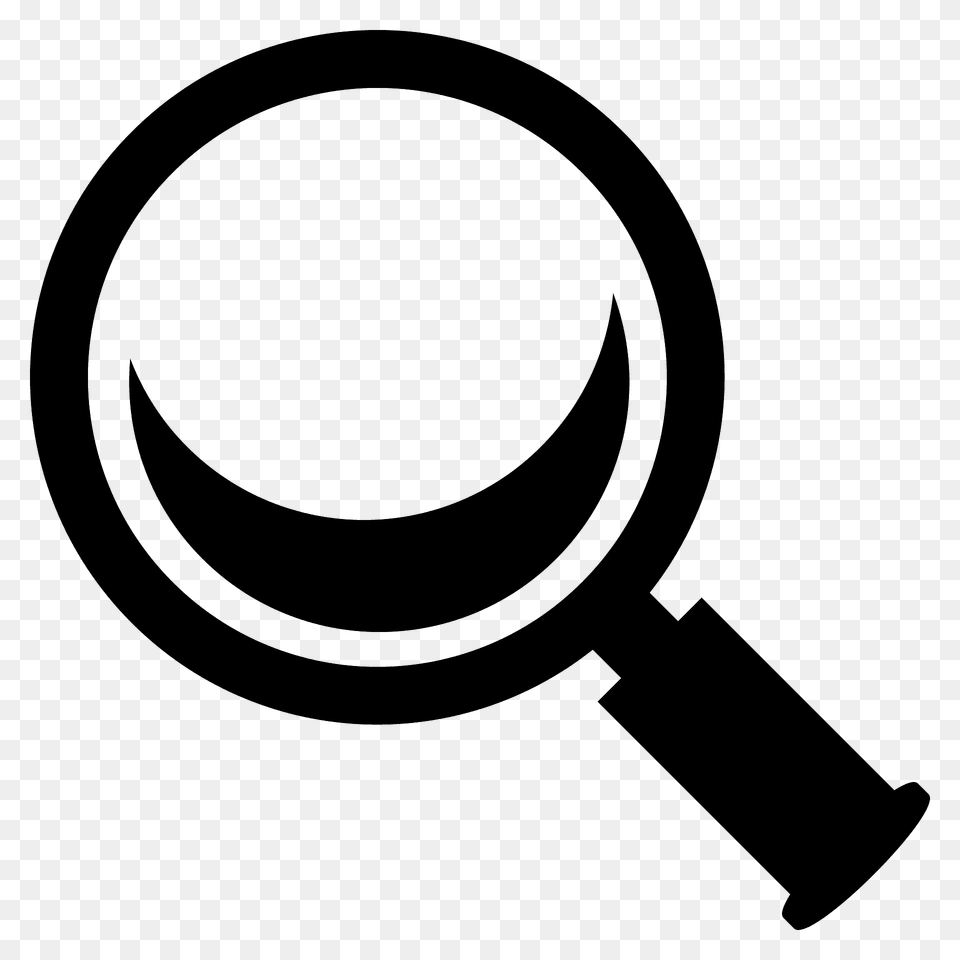 Magnifying Glass Tilted Left Emoji Clipart Free Transparent Png