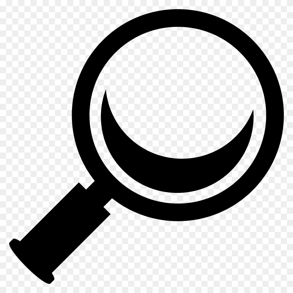Magnifying Glass Tilted Right Emoji Clipart Png