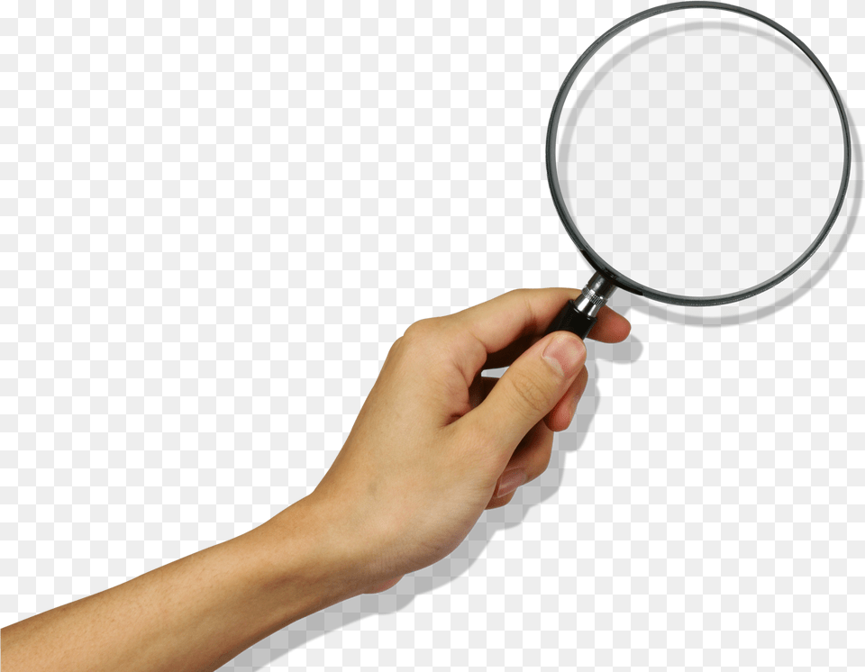 Magnifying Glass With Hand Image Png
