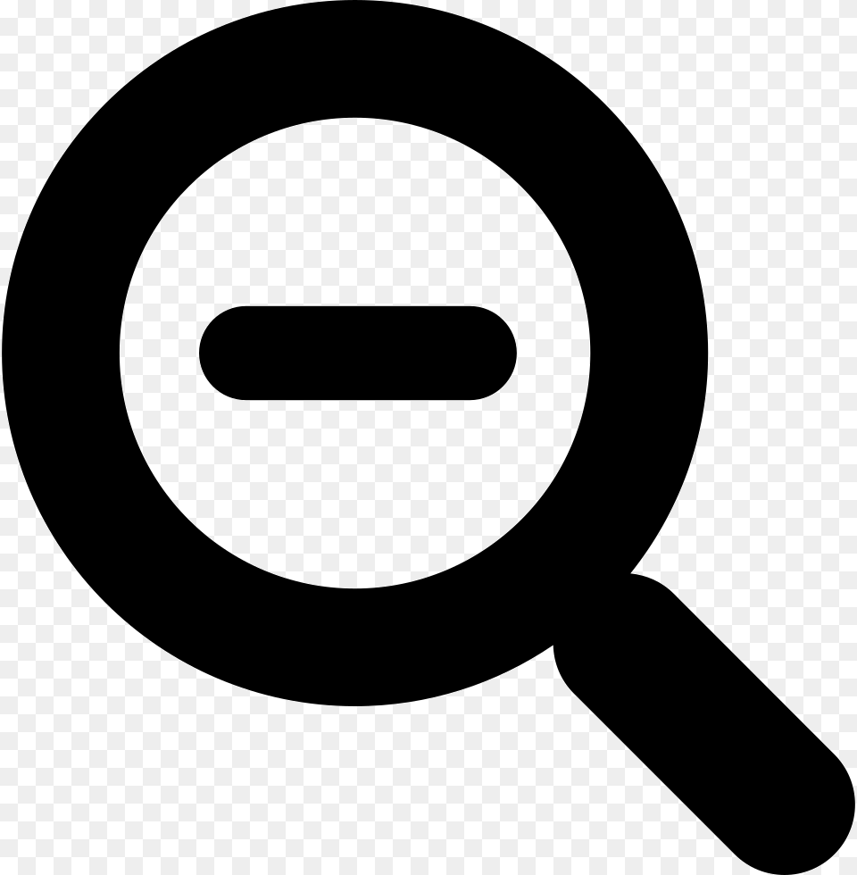 Magnifying Glass With Minus Sign Icon Download Free Transparent Png