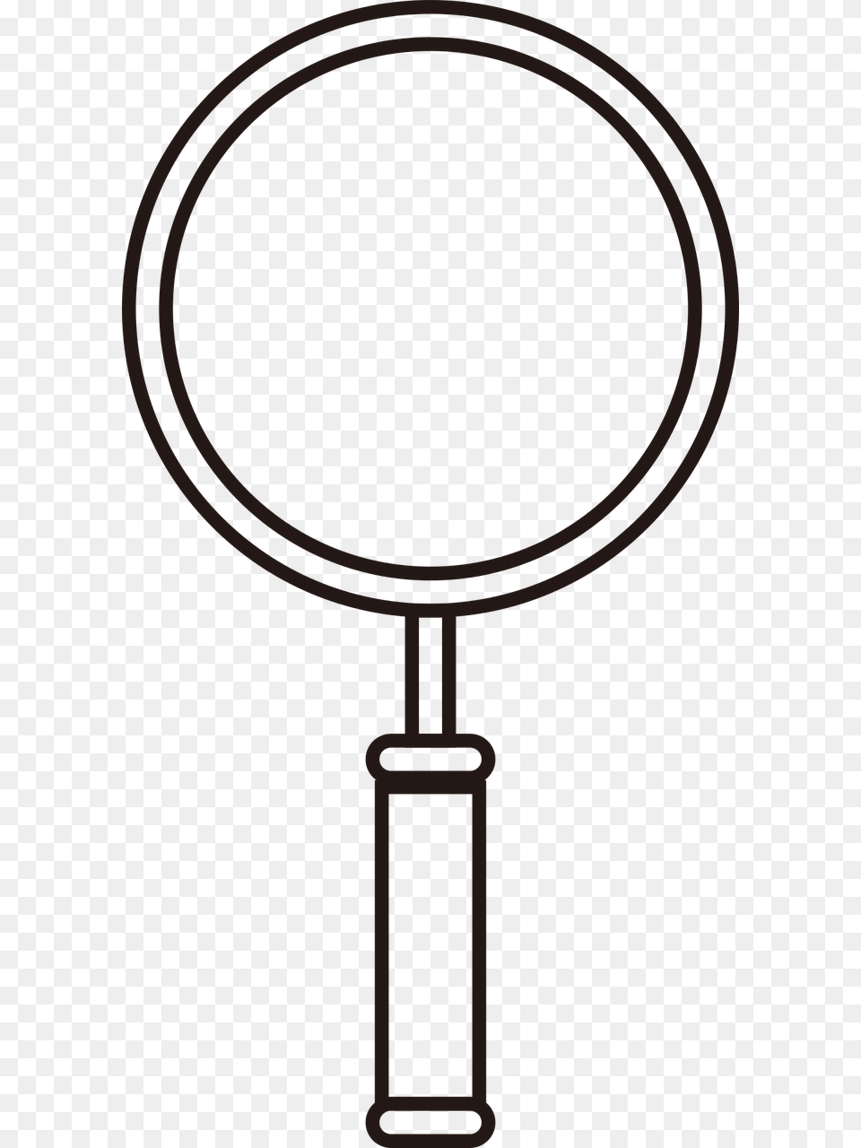 Magnifying Vector Graphicsfree Pictures Photos White Magnifying Glass Clip Art, Racket Png