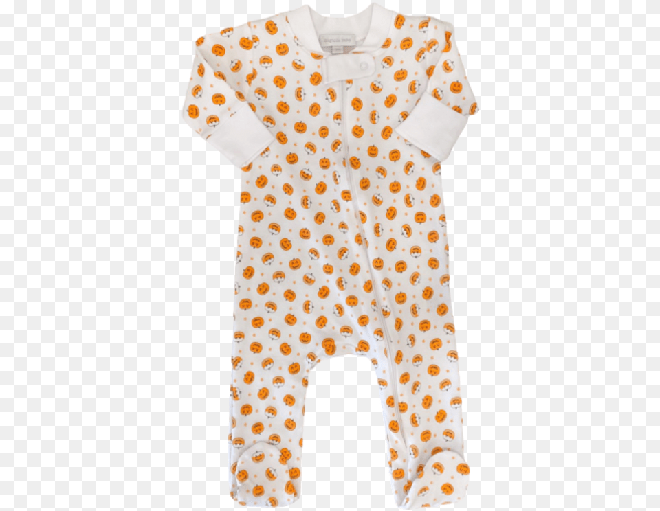 Magnolia Baby Candy Corn Pumpkin Zipped Footie Dress, Clothing, Pajamas, Blouse Free Transparent Png