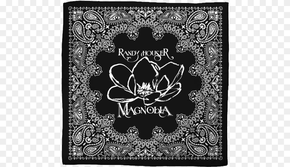 Magnolia Bandana Rug, Accessories, Pattern, Blackboard, Paisley Free Transparent Png