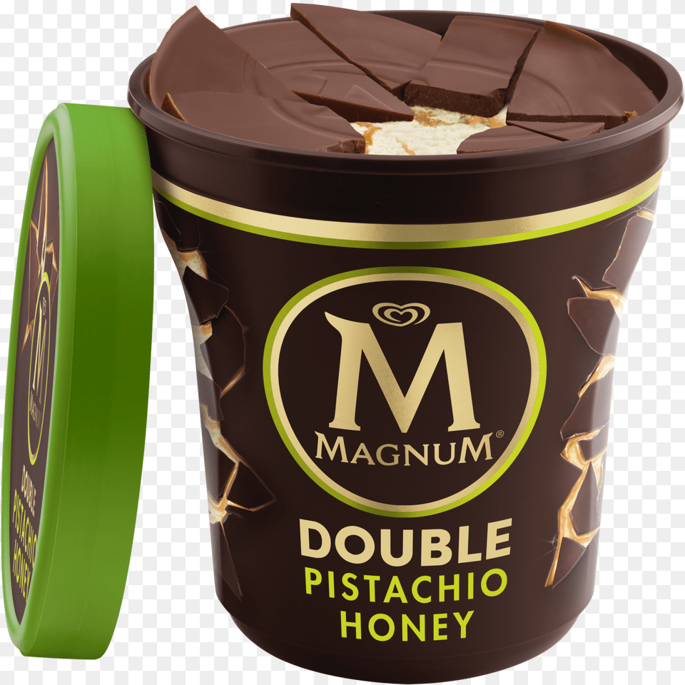 Magnum Double Salted Caramel, Cup, Dessert, Chocolate, Cream Free Transparent Png