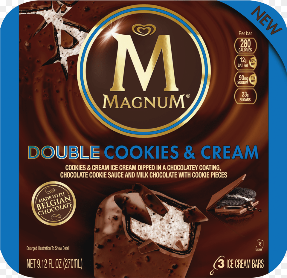 Magnum Ice Cream Cherry, Advertisement, Cocoa, Dessert, Food Free Png Download