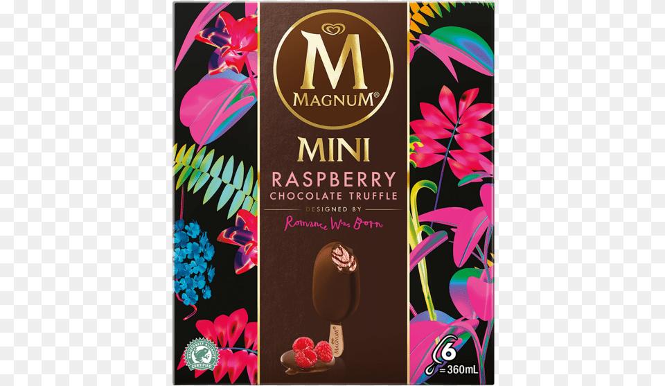 Magnum Minis Raspberry Chocolate Truffle Magnum Mini Raspberry Chocolate Truffle, Advertisement, Poster Png