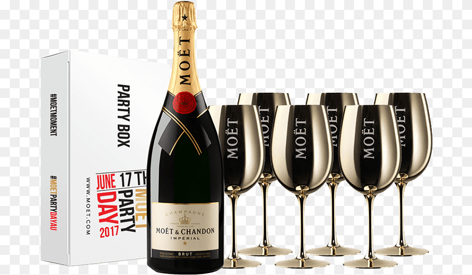 Magnum Party Pack Champagne, Alcohol, Beverage, Bottle, Glass Free Png