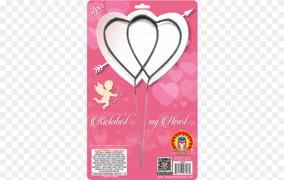 Magnus Fireworks Heart Shaped Sparkler Kickstart My Heart, Advertisement, Poster, Qr Code, Baby Png