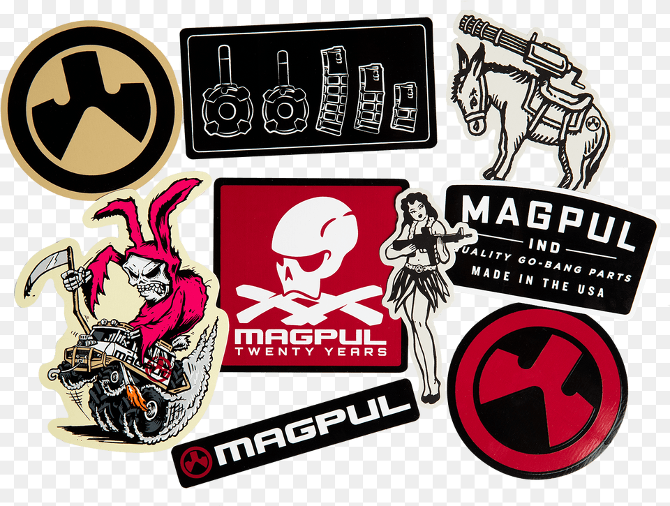 Magpul Stickers, Adult, Person, Woman, Female Free Png