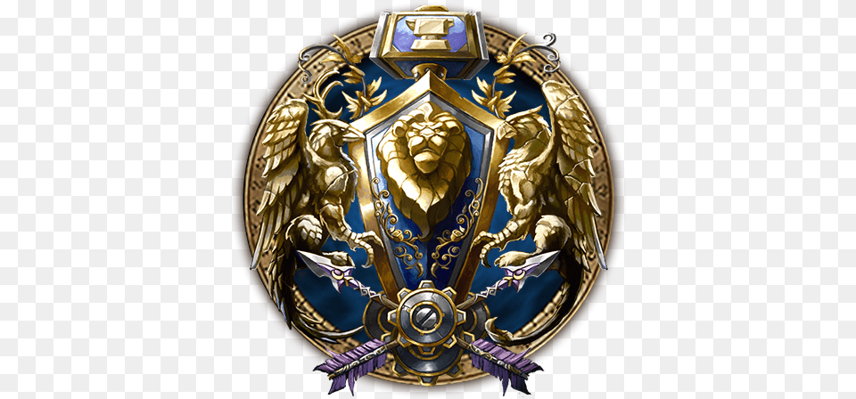 Magram Alliance World Of Warcraft Alliance Crest, Armor, Shield, Chandelier, Lamp Png