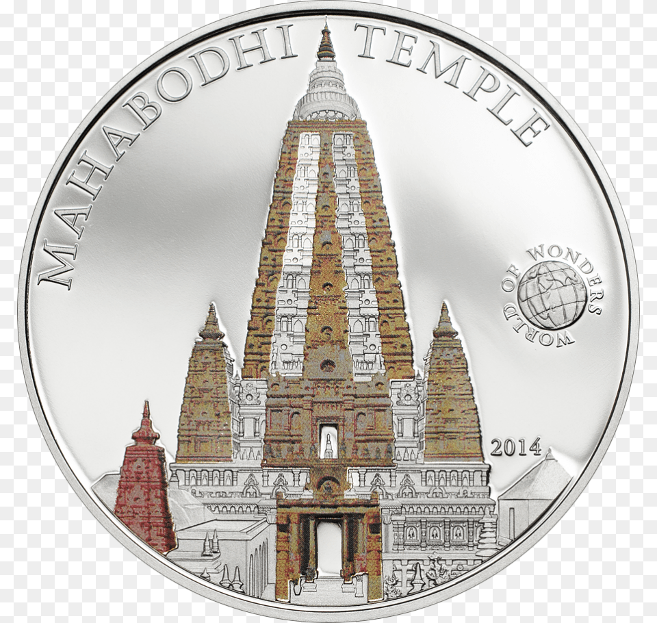 Mahabodhi Temple, Architecture, Building, Coin, Money Free Png Download