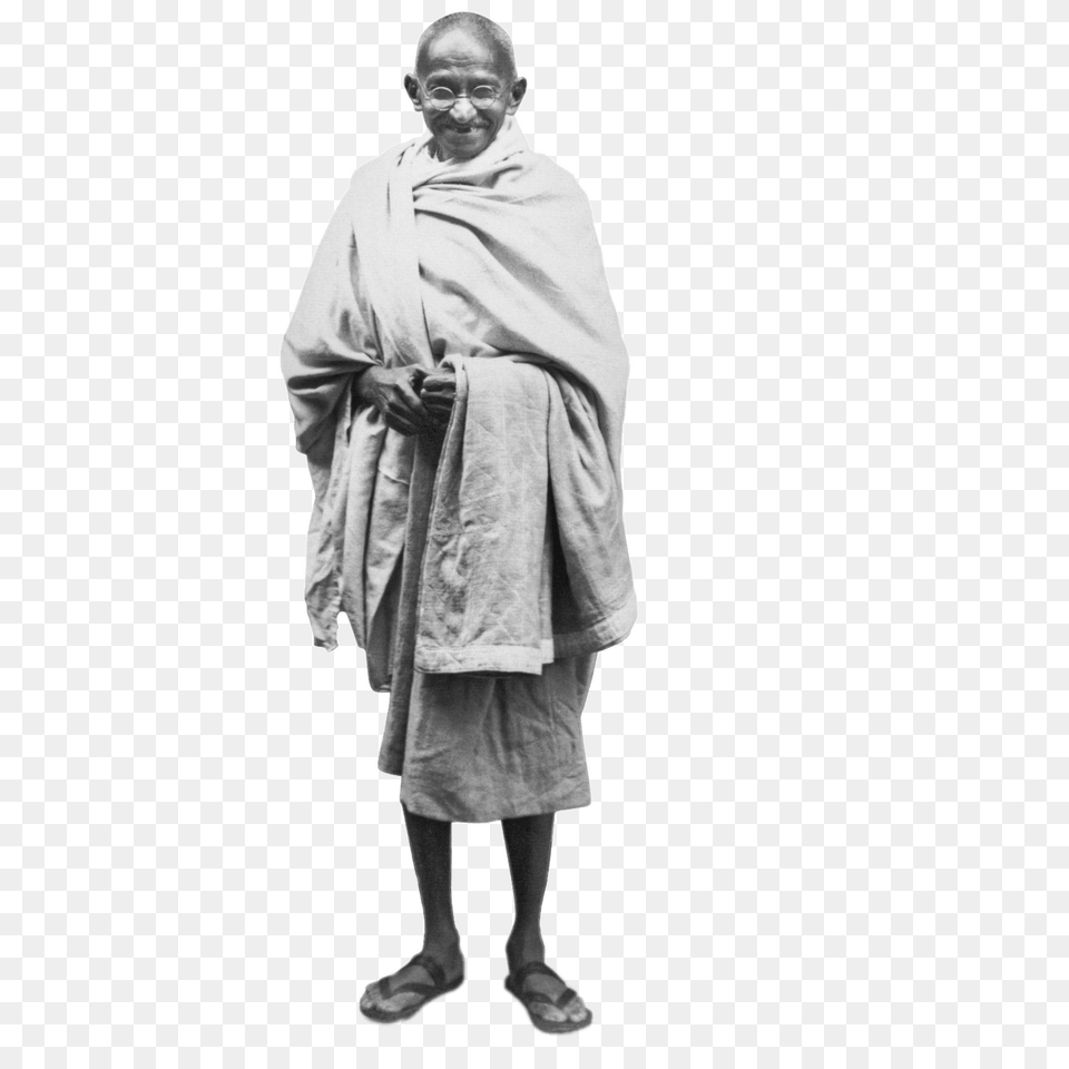 Mahatma Gandhi, Fashion, Adult, Person, Man Free Png Download