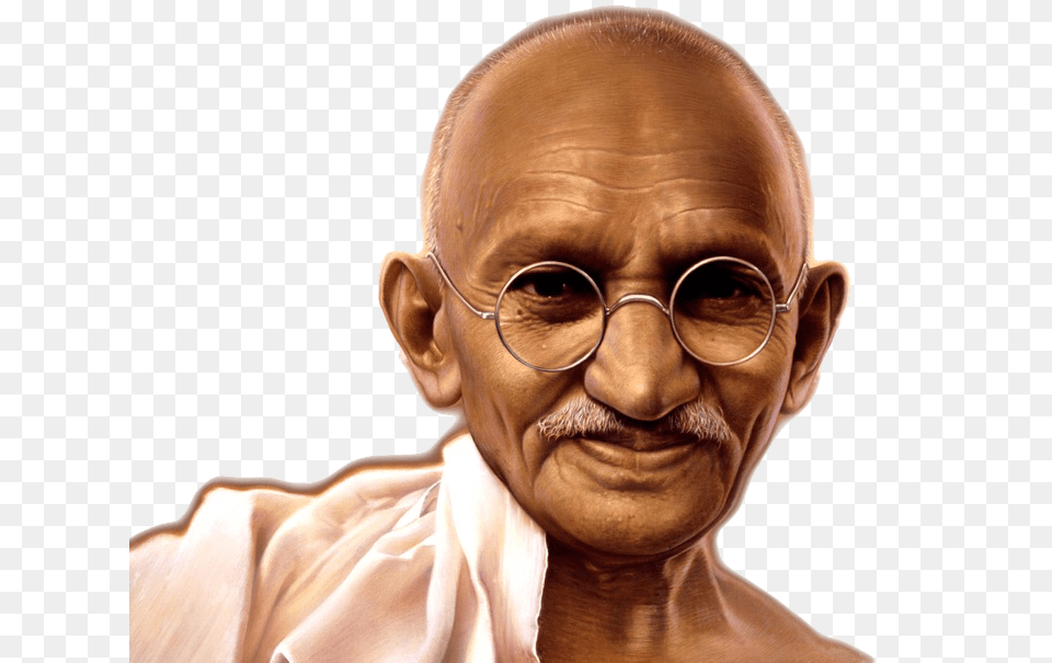 Mahatma Gandhi, Portrait, Photography, Person, Man Free Png Download