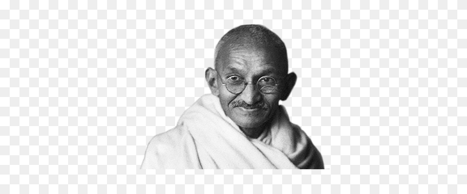Mahatma Gandhi, Male, Adult, Portrait, Face Free Transparent Png