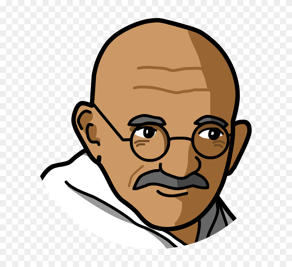 Mahatma Gandhi, Face, Head, Person, Photography Png