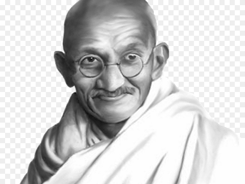 Mahatma Gandhi, Portrait, Art, Baby, Drawing Png