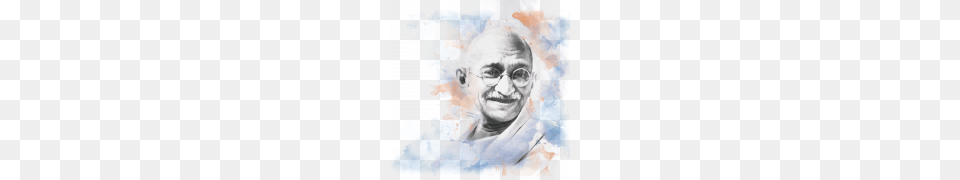 Mahatma Gandhi, Painting, Art, Face, Portrait Png
