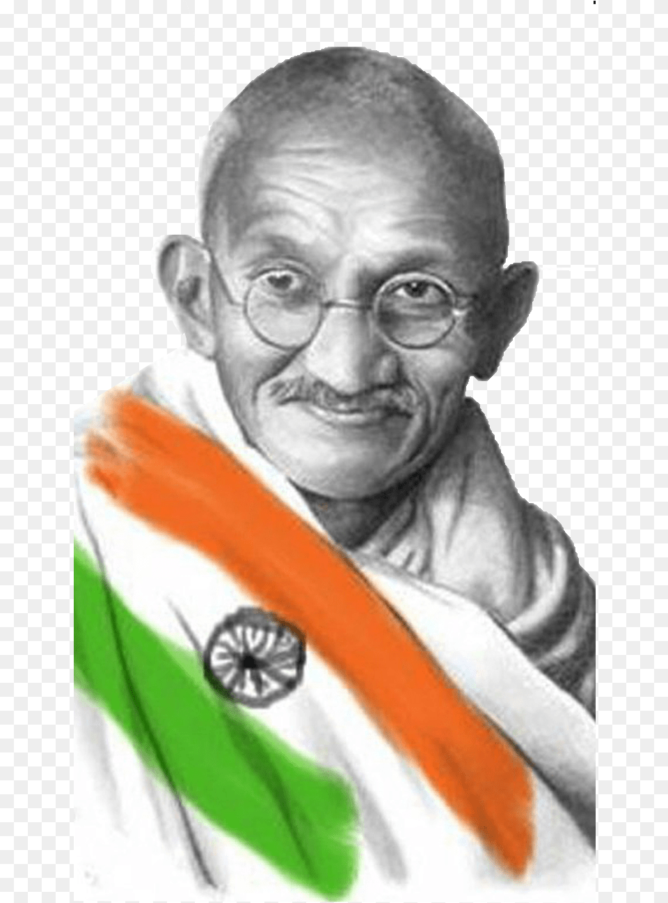 Mahatma Gandhi Photo Images Transparent Mohandas Karamchand Gandhi, Face, Portrait, Head, Photography Free Png