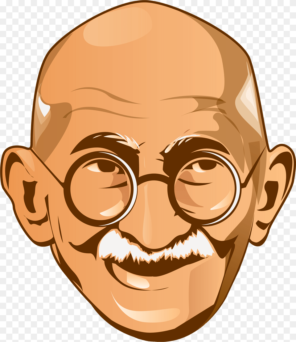 Mahatma Gandhi Picture Gandhi Face Accessories, Portrait, Glasses, Photography Free Transparent Png