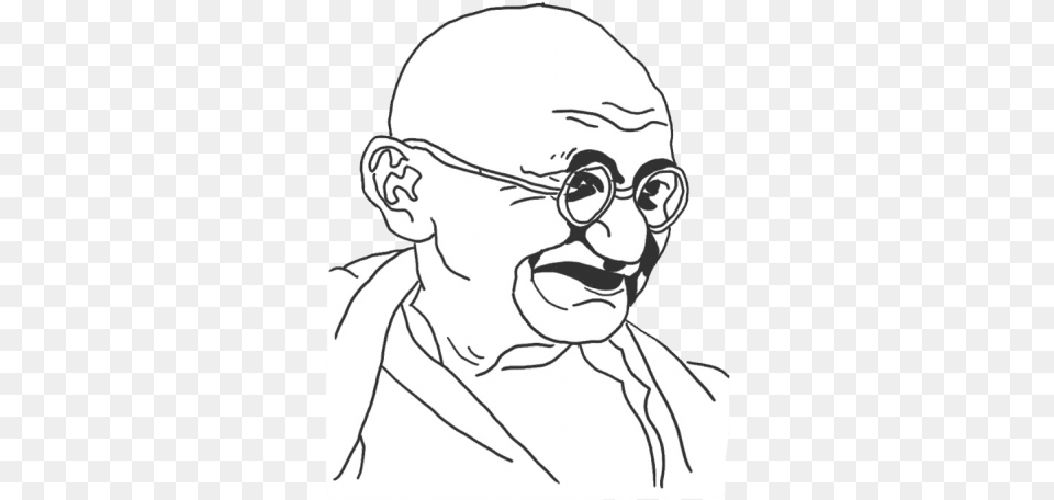 Mahatma Gandhi S Images Transparent Human, Adult, Person, Man, Male Free Png Download