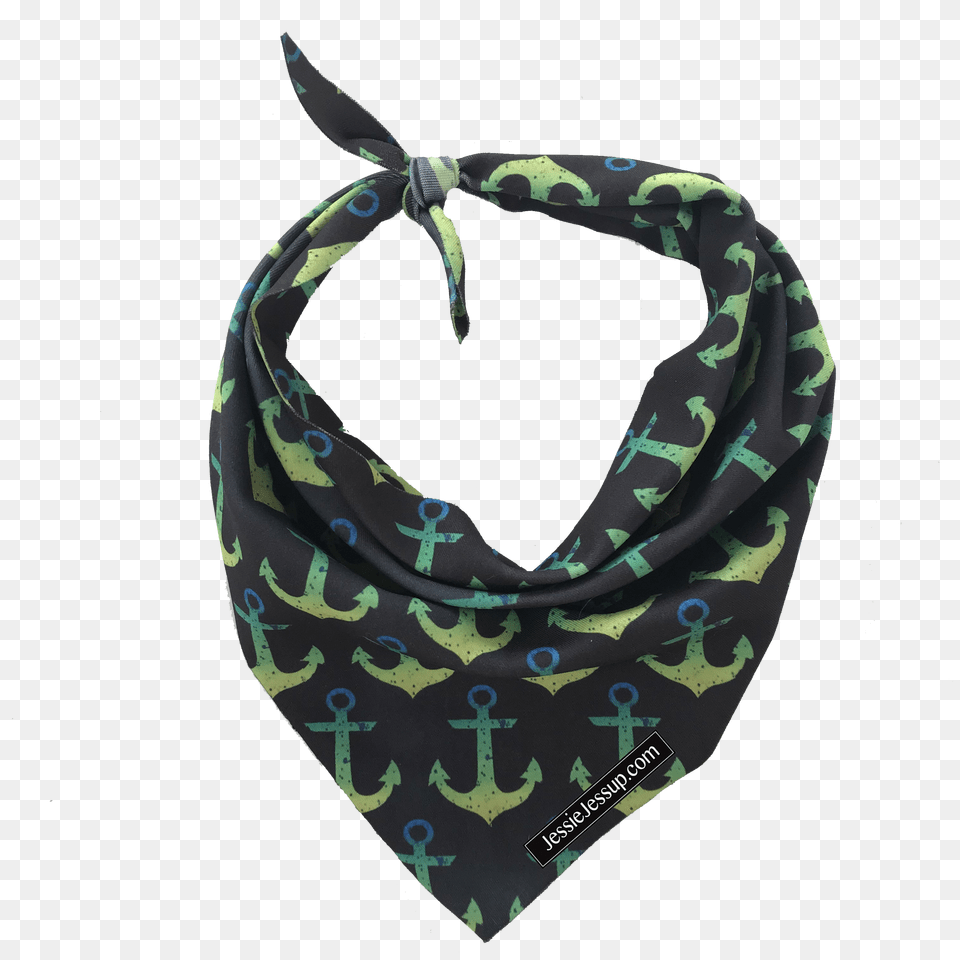 Mahi Anchor Pet Bandana, Clothing, Scarf, Accessories, Headband Free Png Download