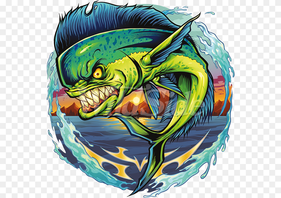 Mahi Mahi Clip Art, Dragon Free Transparent Png