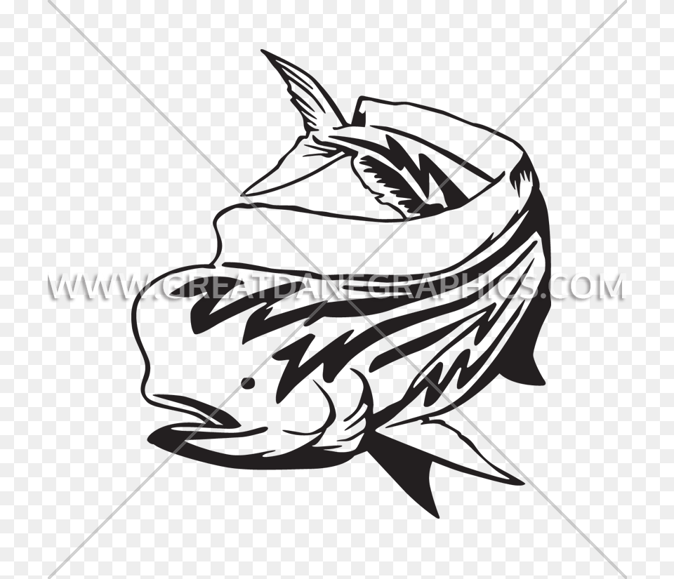 Mahi Mahi Drawing At Getdrawings Svg File Of A Mahi Mahi Tribal Fish, Animal, Sea Life, Tuna, Bag Png