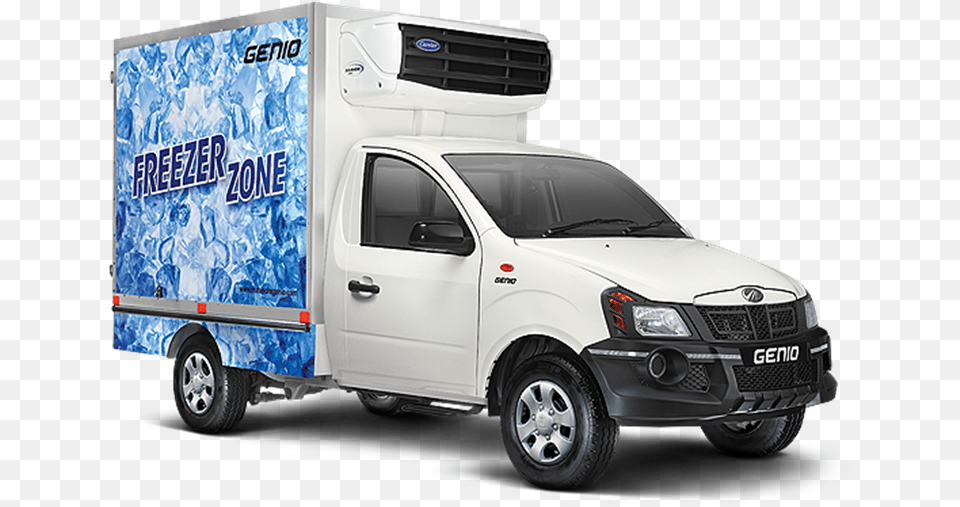 Mahindra Genio Refrigerated Van, Moving Van, Transportation, Vehicle Png