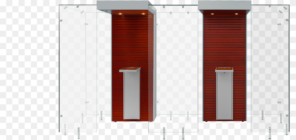 Mahogany And Grey Modular Smoke Cabin Unit Smoke Solution, Door, Indoors Png Image
