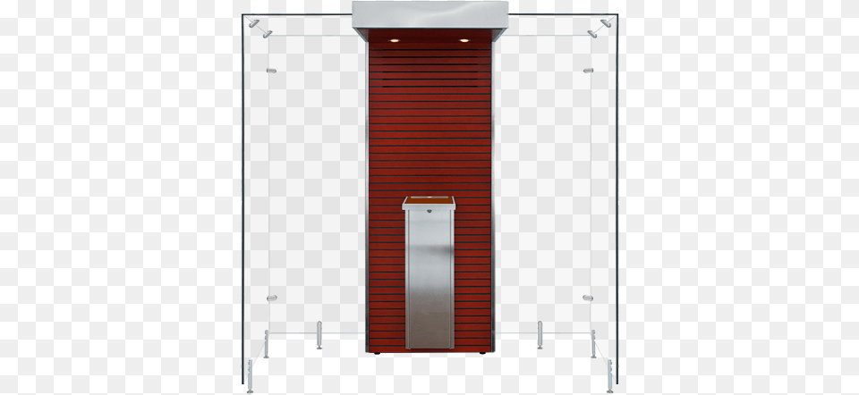 Mahogany And Metal Locker, Indoors, Interior Design, Mailbox Free Png