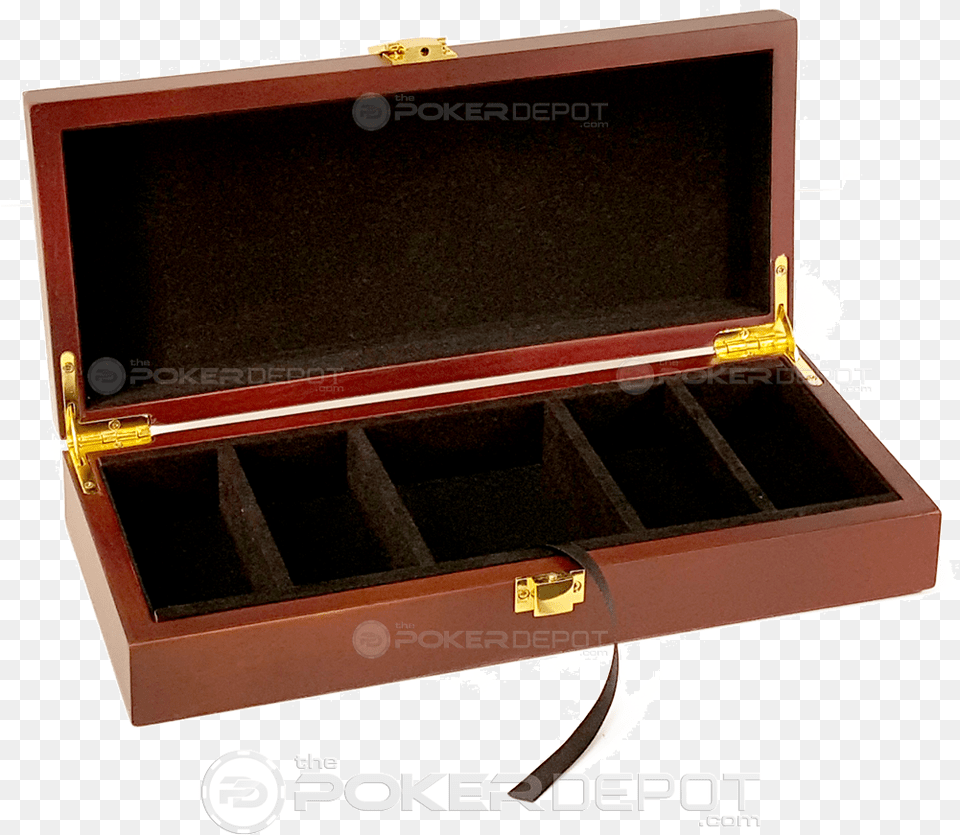Mahogany Poker Chip Case Box, Cabinet, Furniture, Bag Png Image