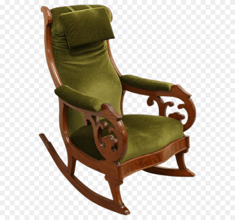 Mahogany Rocking Chair, Furniture, Rocking Chair, Armchair Free Transparent Png