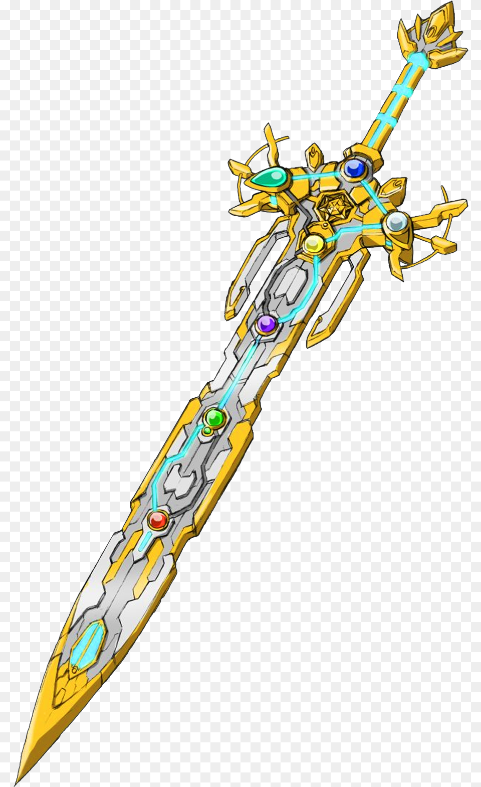 Mahou Kaiju Series Wiki Galaxy Starblade Grand Chariot, Sword, Weapon, Blade, Dagger Png Image