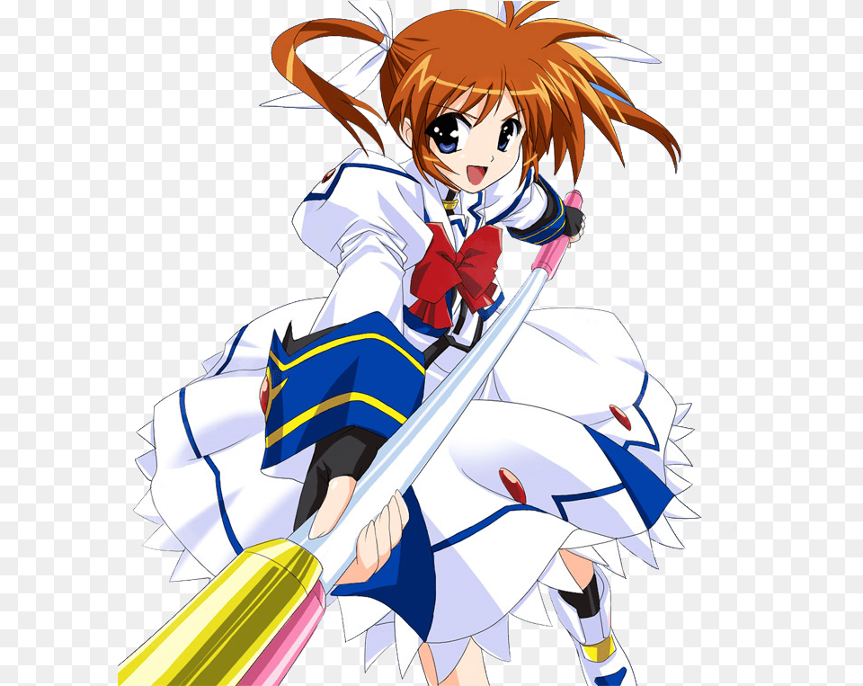 Mahou Shoujo Lyrical Nanoha Icon Folder Nanoha, Book, Comics, Publication, Baby Free Png Download