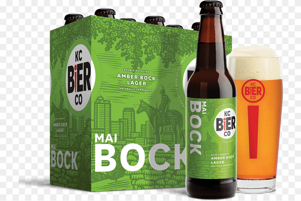 Mai Bock Beer Kc, Alcohol, Liquor, Beer Bottle, Beverage Png Image