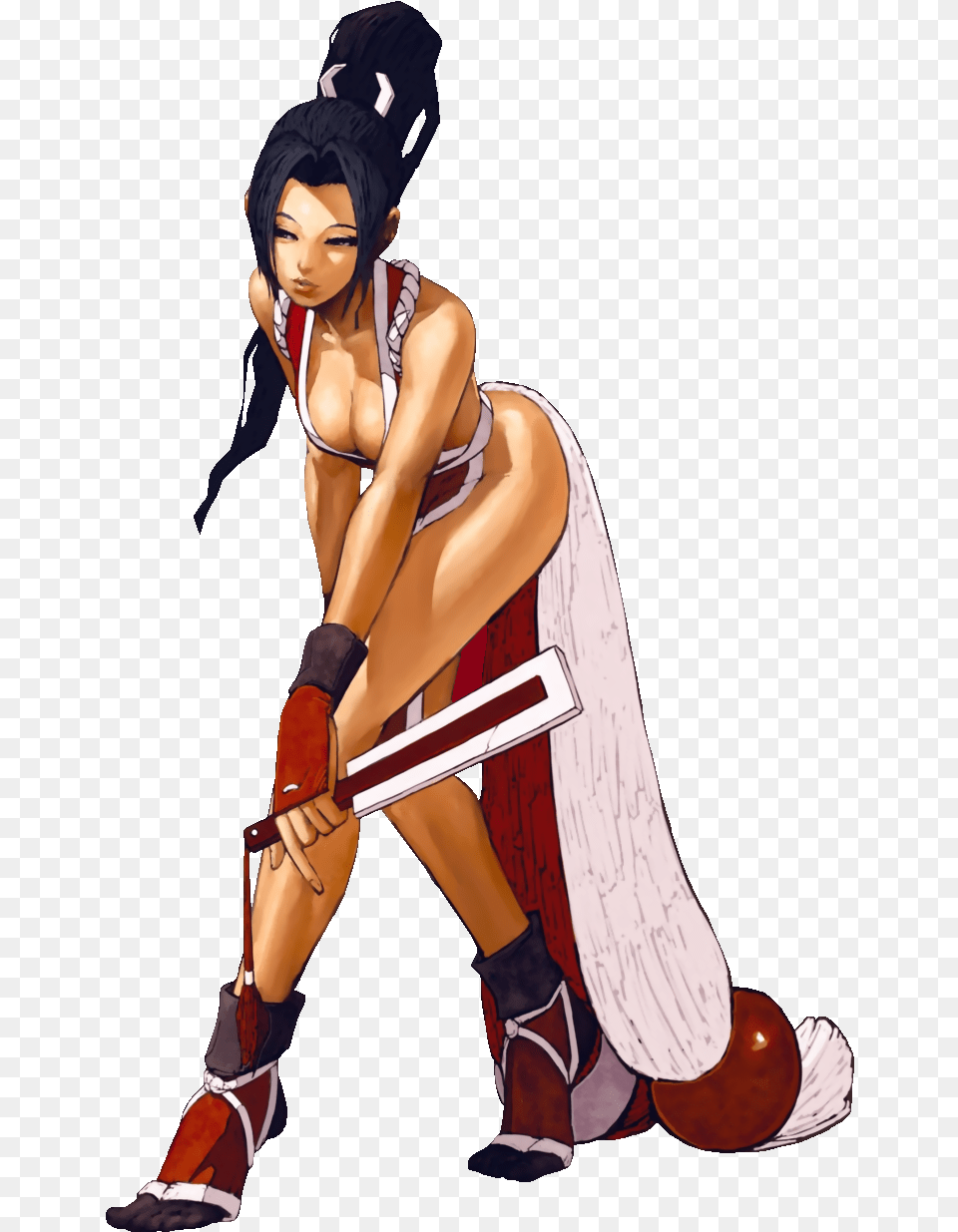 Mai Shiranui As Seen In King Of Fighters 2002 Mai The King Of Fighters 2002, Adult, Female, Person, Woman Free Transparent Png