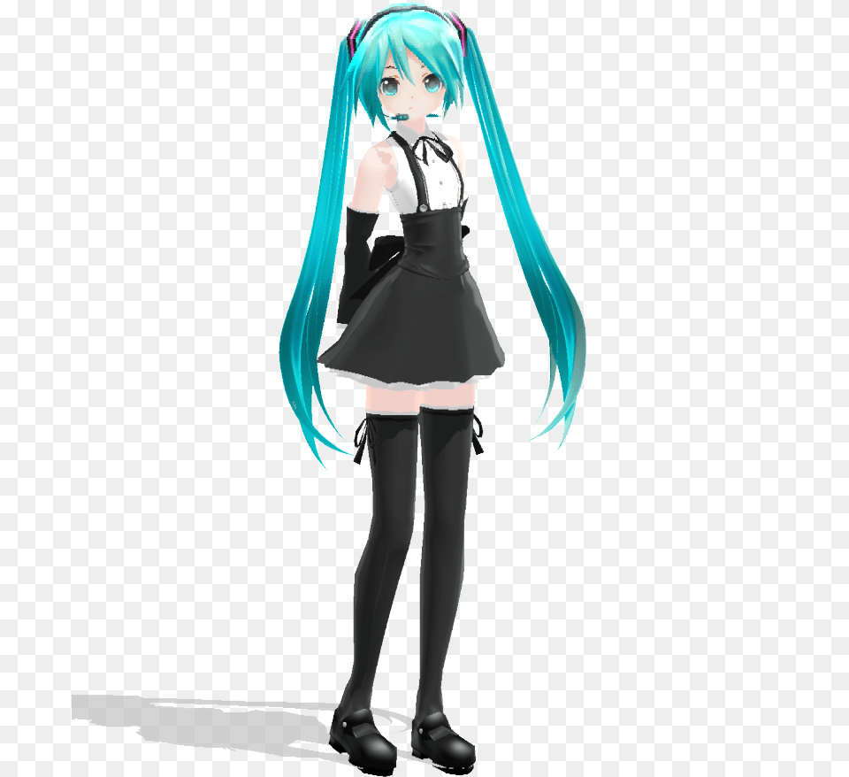 Maid Api Miku Dl By Jangsoyoung On Clipart Library Mmd Maid Miku Dl, Book, Publication, Comics, Manga Png Image