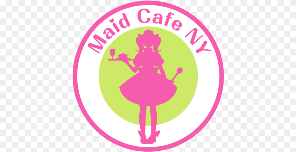 Maid Cafe Ny Maidcafeny Twitter Anime Maid Cafe Logo, Badge, Person, Symbol Free Png